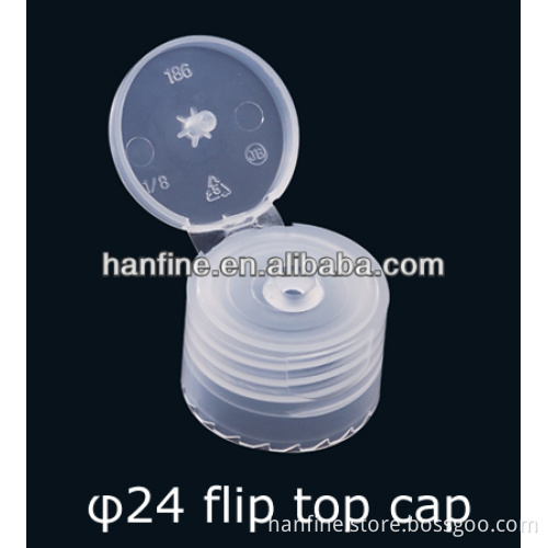 24mm Plastic PP Flip Top Cap